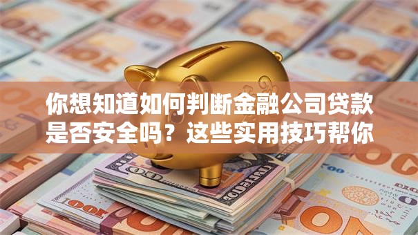 你想知道如何判断金融公司贷款是否安全吗？这些实用技巧帮你避坑