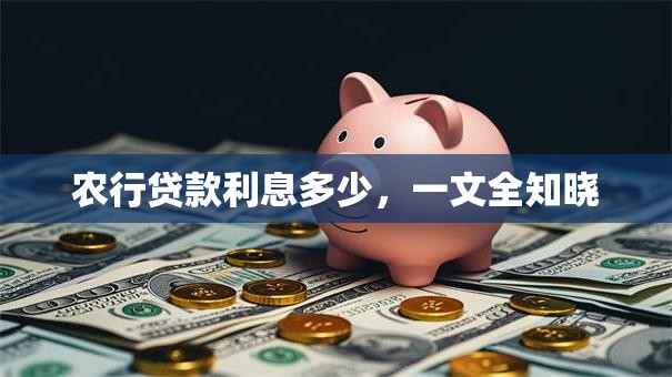 农行贷款利息多少，一文全知晓