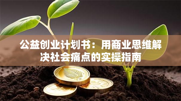 公益创业计划书：用商业思维解决社会痛点的实操指南
