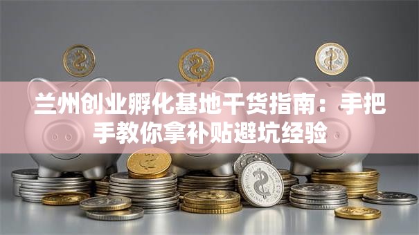 兰州创业孵化基地干货指南：手把手教你拿补贴避坑经验