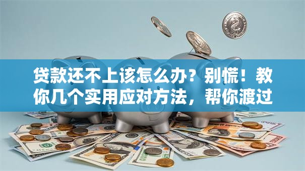 贷款还不上该怎么办？别慌！教你几个实用应对方法，帮你渡过难关！