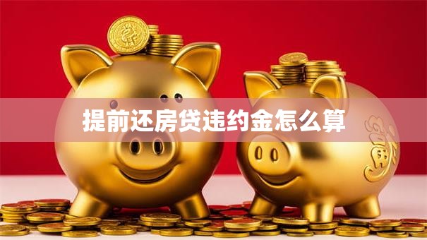 提前还房贷违约金怎么算