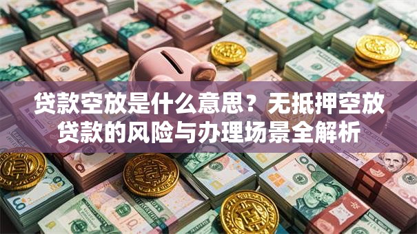 贷款空放是什么意思？无抵押空放贷款的风险与办理场景全解析