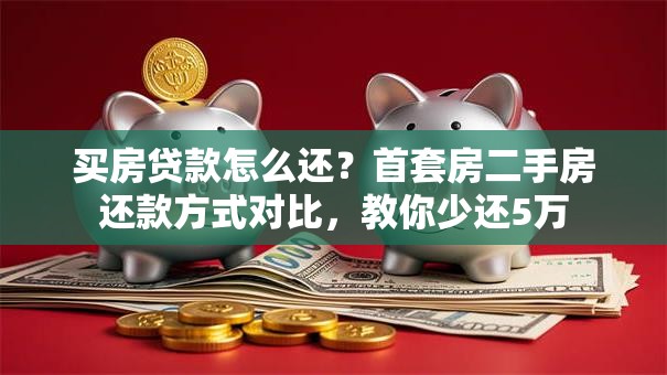 买房贷款怎么还？首套房二手房还款方式对比，教你少还5万