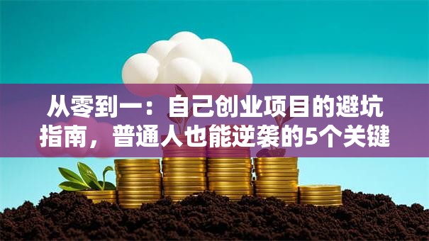 从零到一：自己创业项目的避坑指南，普通人也能逆袭的5个关键点