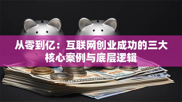 从零到亿：互联网创业成功的三大核心案例与底层逻辑