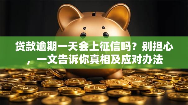 贷款逾期一天会上征信吗？别担心，一文告诉你真相及应对办法