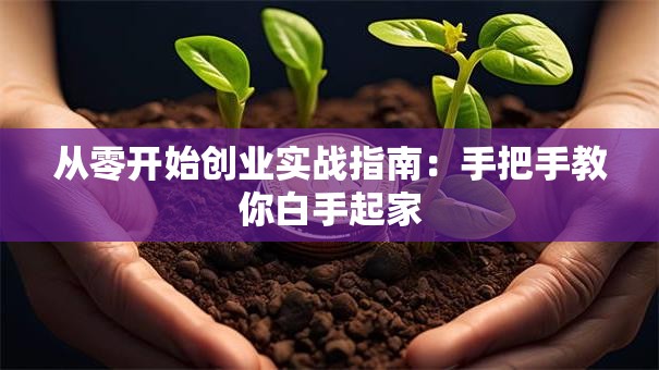 从零开始创业实战指南：手把手教你白手起家