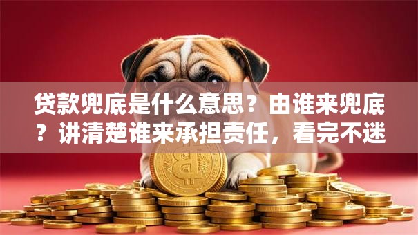 贷款兜底是什么意思？由谁来兜底？讲清楚谁来承担责任，看完不迷糊