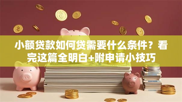 小额贷款如何贷需要什么条件？看完这篇全明白+附申请小技巧