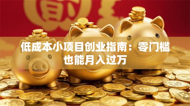 低成本小项目创业指南：零门槛也能月入过万