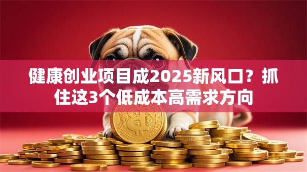 健康创业项目成2025新风口？抓住这3个低成本高需求方向