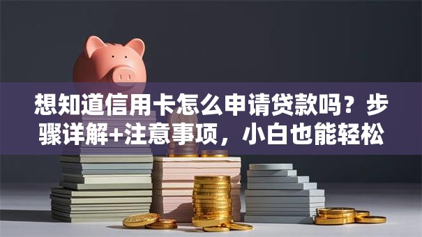 想知道信用卡怎么申请贷款吗？步骤详解+注意事项，小白也能轻松搞定