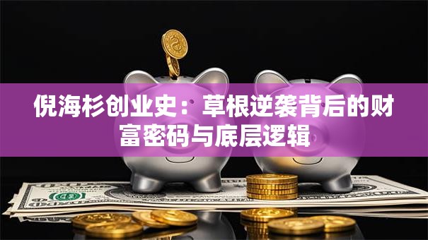 倪海杉创业史：草根逆袭背后的财富密码与底层逻辑