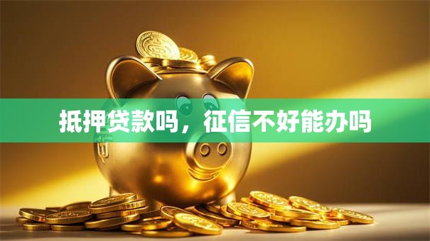 抵押贷款吗，征信不好能办吗