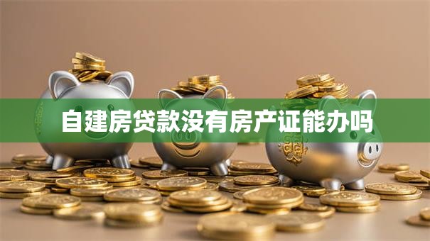 自建房贷款没有房产证能办吗