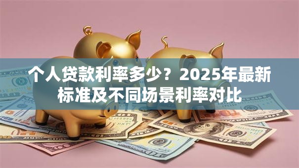 个人贷款利率多少？2025年最新标准及不同场景利率对比