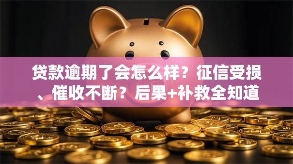 贷款逾期了会怎么样？征信受损、催收不断？后果+补救全知道