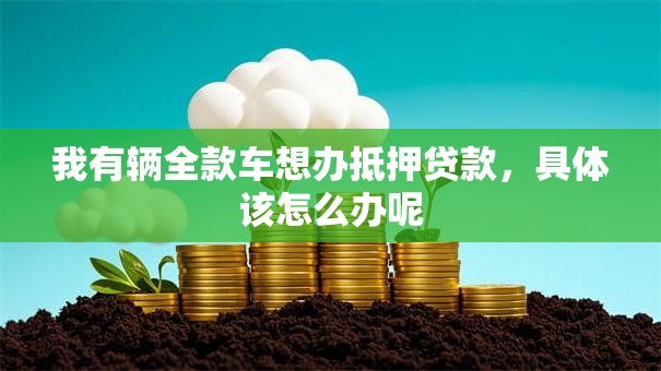 我有辆全款车想办抵押贷款，具体该怎么办呢