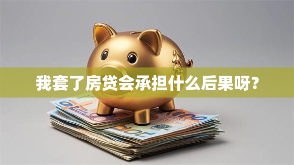 我套了房贷会承担什么后果呀？