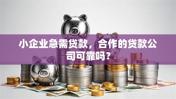 小企业急需贷款，合作的贷款公司可靠吗？