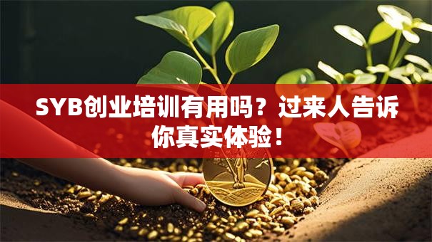 SYB创业培训有用吗？过来人告诉你真实体验！