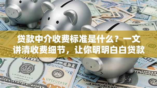 贷款中介收费标准是什么？一文讲清收费细节，让你明明白白贷款不花冤枉钱