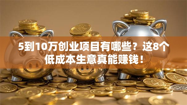 5到10万创业项目有哪些?这8个低成本生意真能赚钱! 5到10万创业项目有哪些?这8个低成本生意真能赚钱!