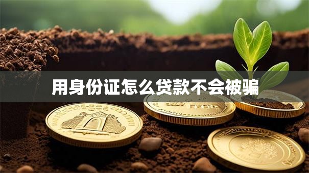 用身份证怎么贷款不会被骗