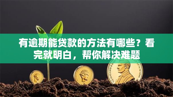 有逾期能贷款的方法有哪些？看完就明白，帮你解决难题