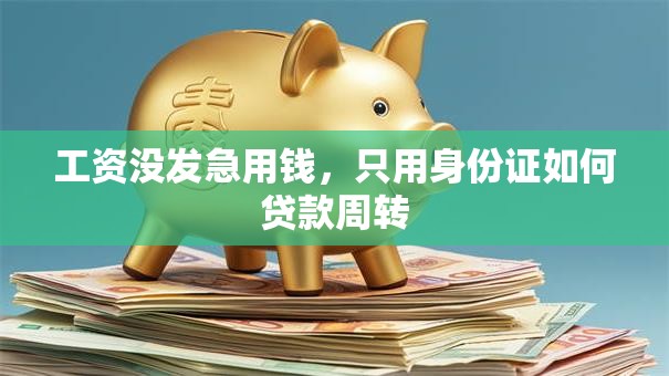 工资没发急用钱，只用身份证如何贷款周转