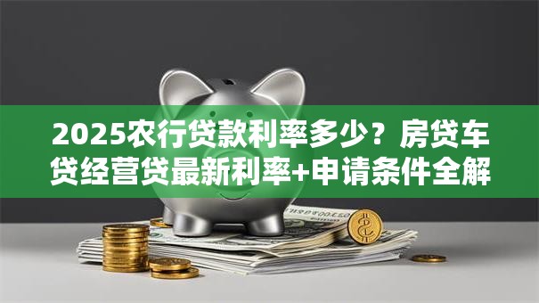 2025农行贷款利率多少？房贷车贷经营贷最新利率+申请条件全解析