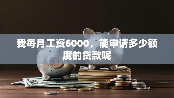 我每月工资6000，能申请多少额度的贷款呢