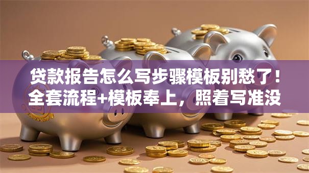 贷款报告怎么写步骤模板别愁了！全套流程+模板奉上，照着写准没错
