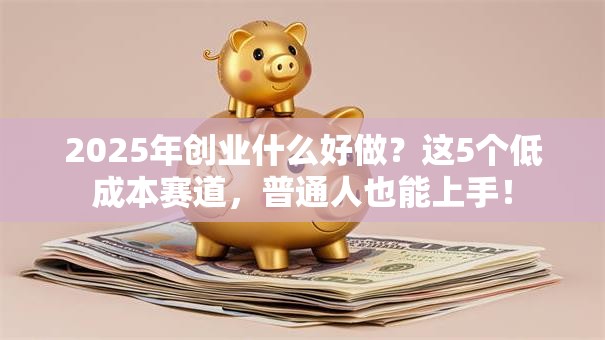 2025年创业什么好做？这5个低成本赛道，普通人也能上手！