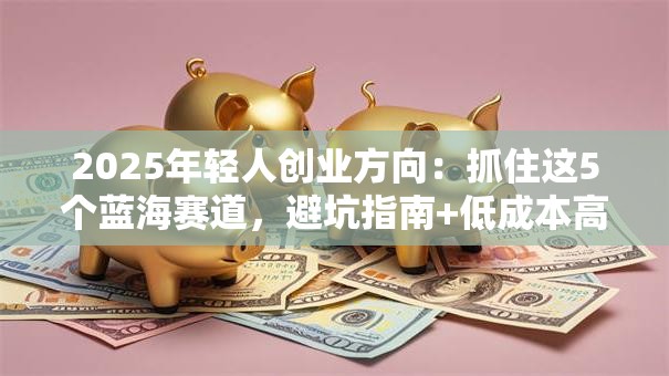 2025年轻人创业方向：抓住这5个蓝海赛道，避坑指南+低成本高回报思路
