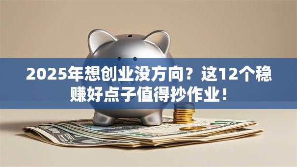 2025年想创业没方向？这12个稳赚好点子值得抄作业！