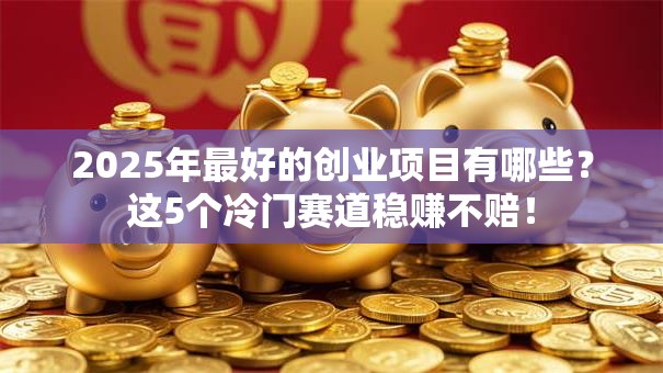 2025年最好的创业项目有哪些？这5个冷门赛道稳赚不赔！