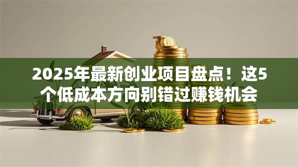 2025年最新创业项目盘点！这5个低成本方向别错过赚钱机会