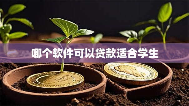 哪个软件可以贷款适合学生