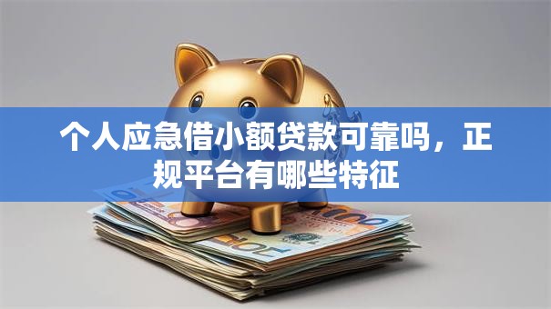 个人应急借小额贷款可靠吗，正规平台有哪些特征