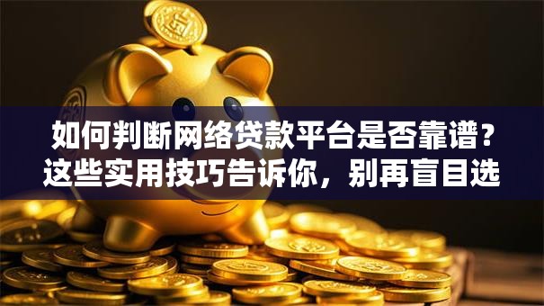 如何判断网络贷款平台是否靠谱？这些实用技巧告诉你，别再盲目选择了