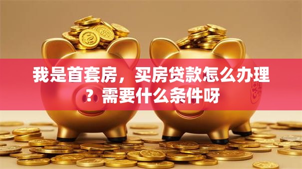 我是首套房，买房贷款怎么办理？需要什么条件呀