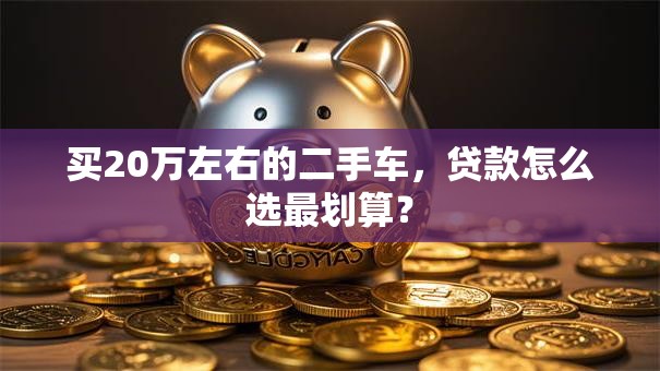 买20万左右的二手车，贷款怎么选最划算？