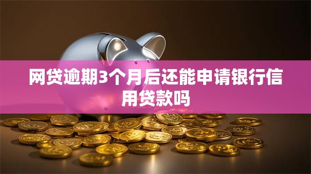 网贷逾期3个月后还能申请银行信用贷款吗