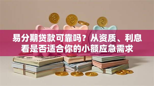 易分期贷款可靠吗？从资质、利息看是否适合你的小额应急需求
