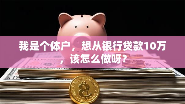 我是个体户，想从银行贷款10万，该怎么做呀？