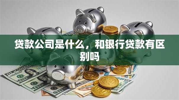 贷款公司是什么，和银行贷款有区别吗