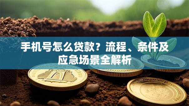 手机号怎么贷款？流程、条件及应急场景全解析