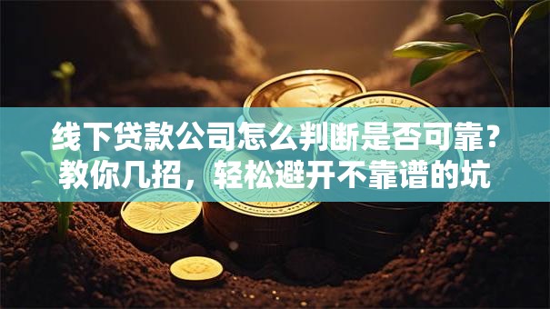 线下贷款公司怎么判断是否可靠？教你几招，轻松避开不靠谱的坑